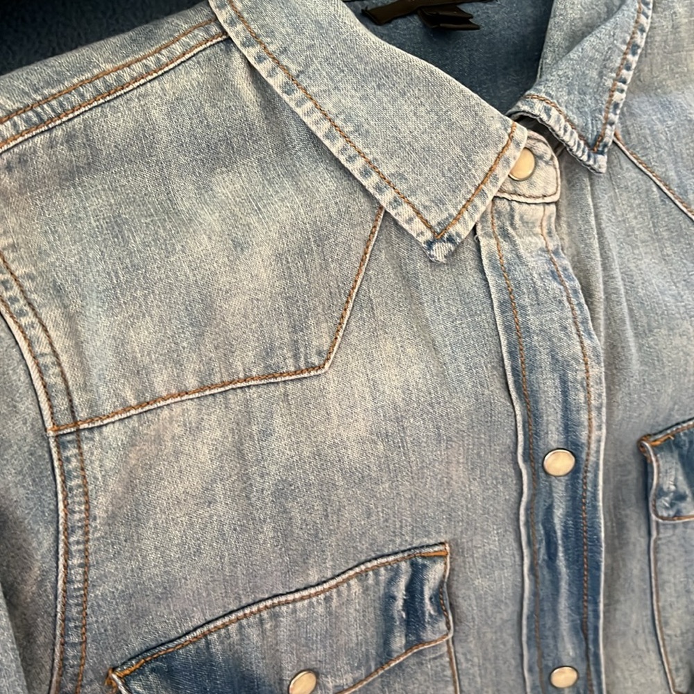 J Crew denim shirt sz 10